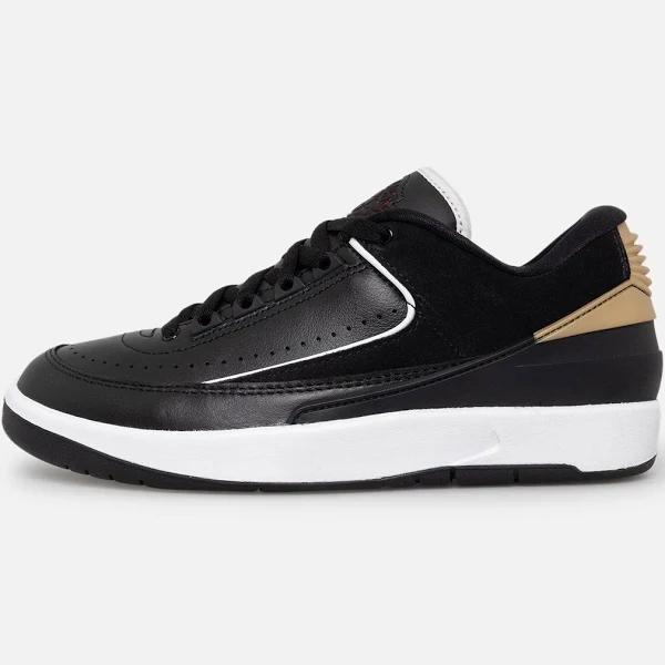 Jordan 2 Retro Low Black Metallic Gold (Women's)