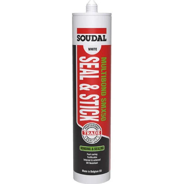 Soudal Multibond SMX50 Seal and Stick Polymer Sealant White 290ml (128738)