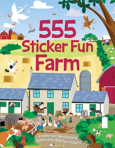 555 Sticker Fun - Farm Activity Book by Joshua George