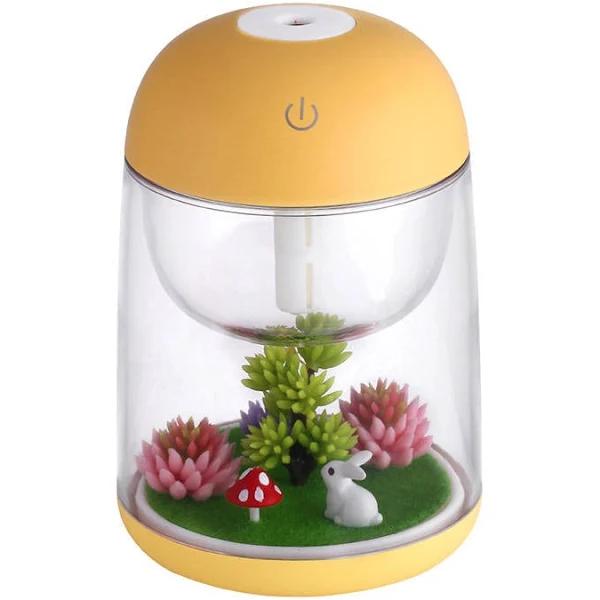 USB Mini Micro Landscape Humidifier Night Light Ultrasonic Mist Maker Air Purifier