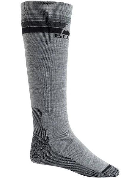 Burton Men's Midweight Emblem Socks - Gray Heather | Snow Socks