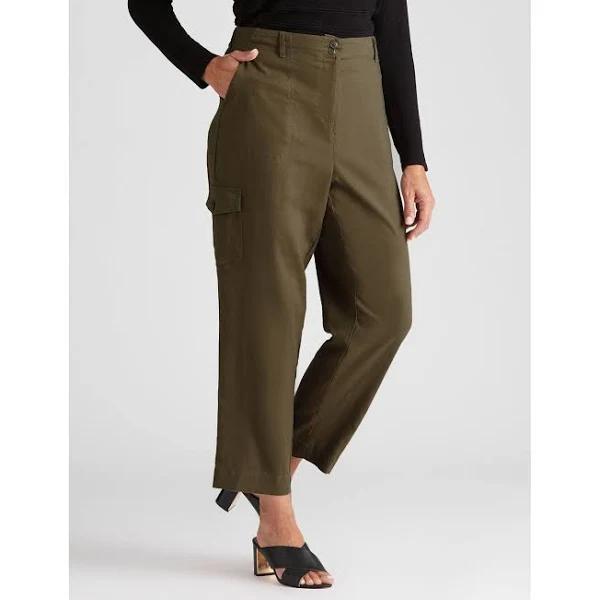 Millers Soft Cargo Pants - Size 10 - Womens - Green