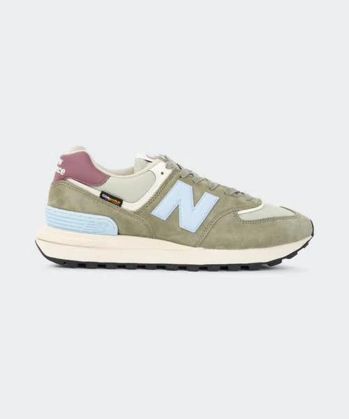 New Balance Unisex 574 Legacy Grey/Blue - Size 4