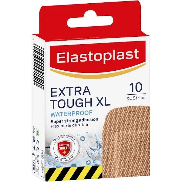 Elastoplast Heavy Fabric Waterproof Strips XL 10 Pack