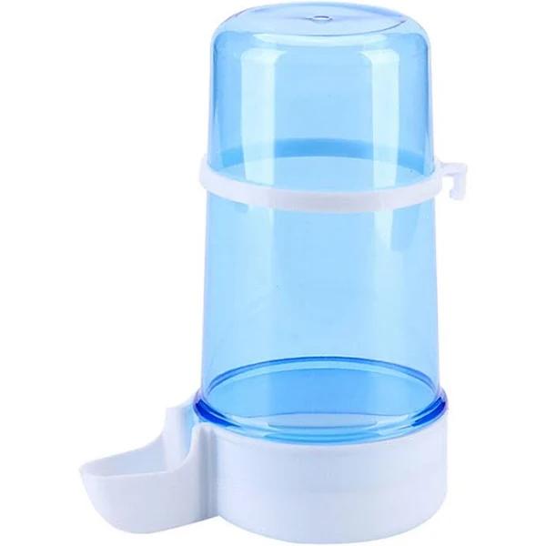 CASAMI Automatic Bird Water Feeder Cockatiel Drinking Bottle Dispenser for Parrot Cages - Blue