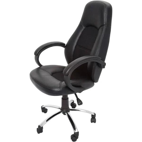 Rapidline Cleo Comfort Chair H450-550mm x W540mm x D500mm Black