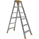 Gorilla Ladders 150kg Pro-Lite 6 Step Double Sided Aluminium Ladder