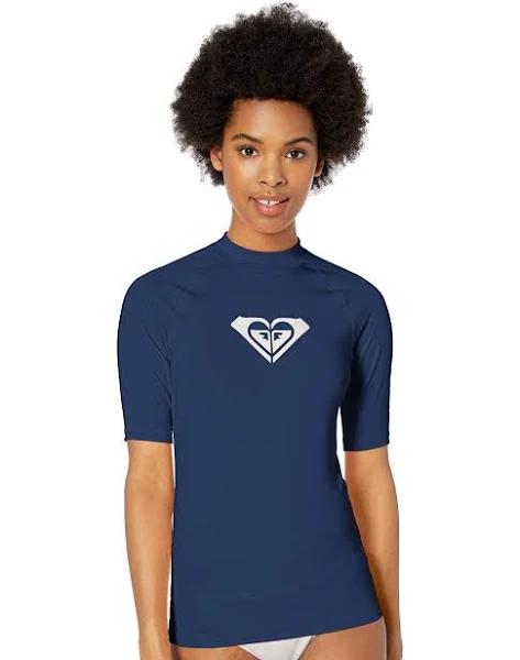 Roxy Whole Hearted SS - Women's Medieval Blue Small ERJWR03219-BTE0-S