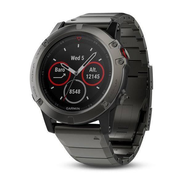 Garmin Fenix 5x Sapphire - Slate Gray With Metal Band