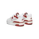 New Balance Women's 550 White/Brick Red - Size 5