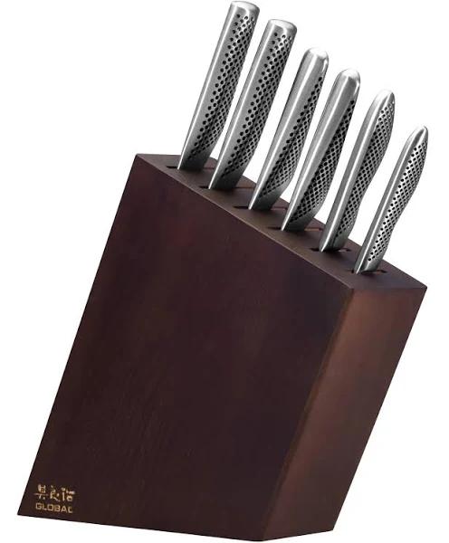 Global Kyoto 7 Piece Knife Block Set Ash