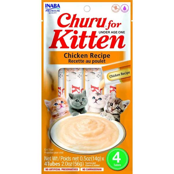 Inaba Churu For Kitten Chicken Recipe (4pcs/pack)