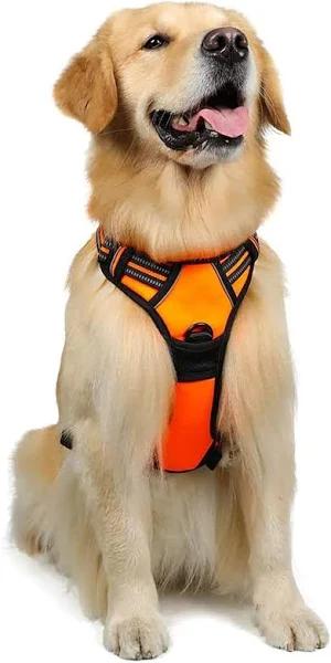 Rabbitgoo Dog Harness No-pull Pet Harness Adjustable Outdoor Pet Vest 3M Reflective Oxford Material Vest For Dogs Easy Control For Small Medium