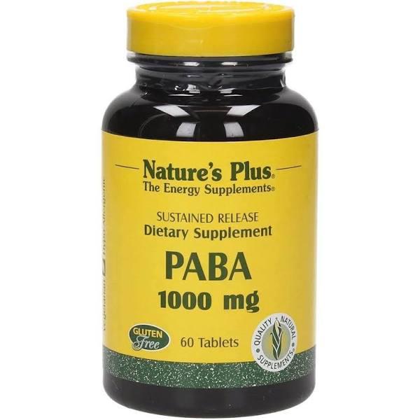 Natures Plus PABA 1000 MG Sustained Release Tablets 60