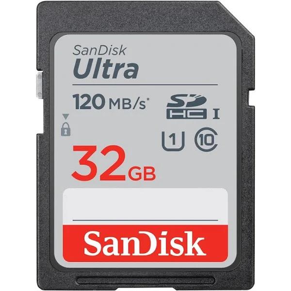 SanDisk Ultra SDHC Class 10 Memory Card, 32GB