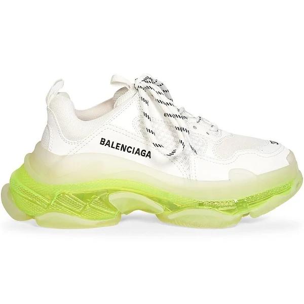 Balenciaga Triple S Clear Sole White Fluo Yellow (Women's)