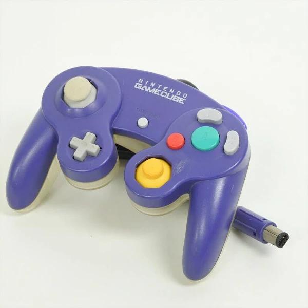 Nintendo GameCube Dedicated Controller Violet & Clear