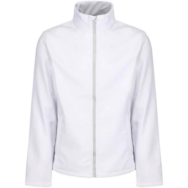 Regatta Mens Ablaze Printable Softshell Jacket White/Light Steel XXL