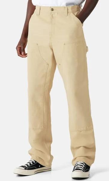 Carhartt WIP Double Knee Pant Dearborn Canvas, 12 oz - Bourbon Aged Canvas - 38/32 - Men