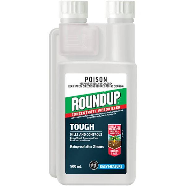 Roundup Tough Concentrate Weedkiller 500ml