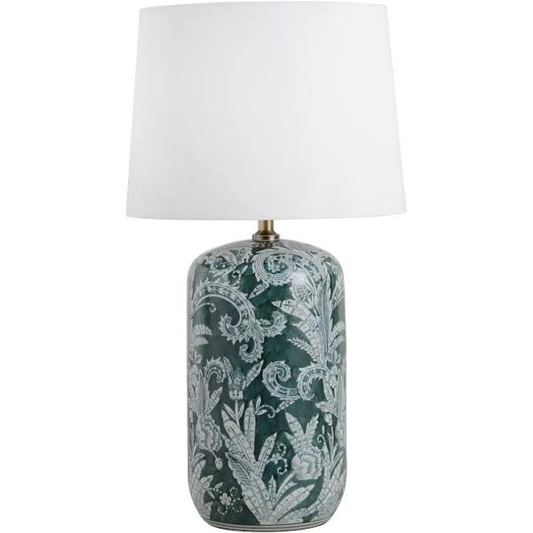 Sage Garden Ceramic Jar Table Lamp 38x33x28cm by Early Settler Furniture