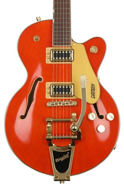 Gretsch G5655TG Electromatic Center Block Jr. Single-Cut With Bigsby Gold Hardware Orange Stain