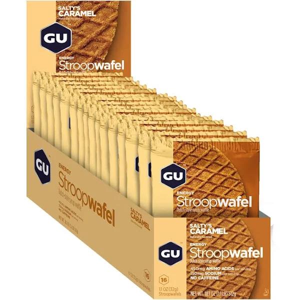 GU Energy Stroopwafel - Salty's Caramel - 16 Pack