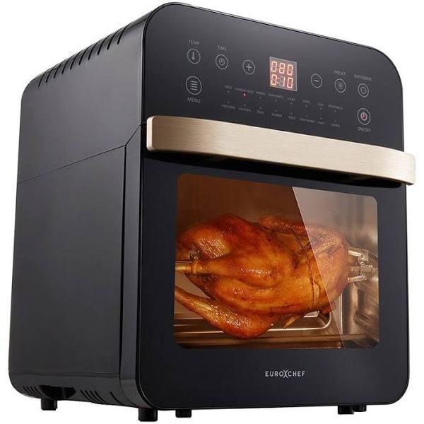 EuroChef 16L Air Fryer Electric Digital Airfryer Rotisserie Dry Large Big Cooker