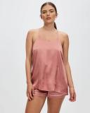 David Lawrence Leon Silk Sleep Cami in Pink 8