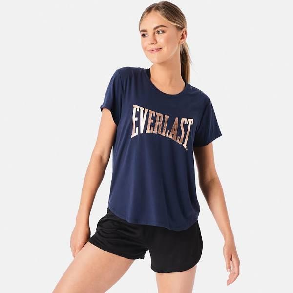 Everlast Active Womens Boyfriend T-shirt-India Ink Size: 16