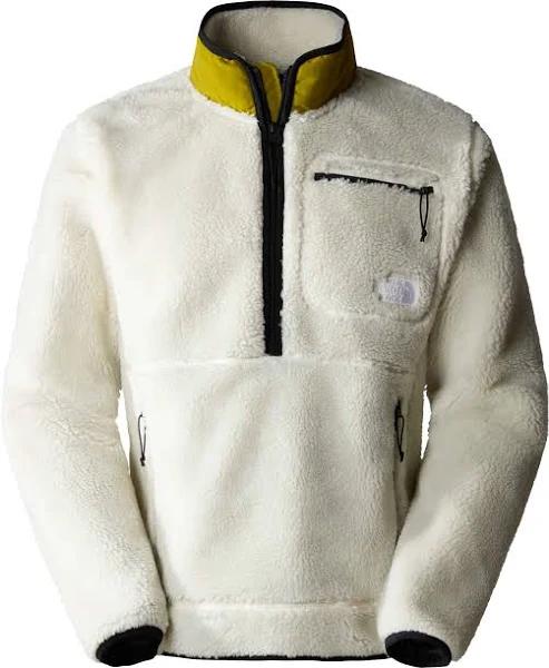 The North Face White & Khaki Extreme Pile Sweatshirt