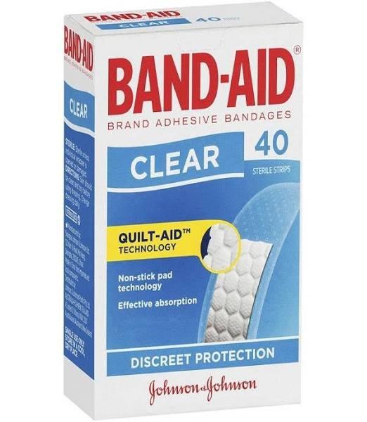 Band-Aid Clear Strip 40 Pack