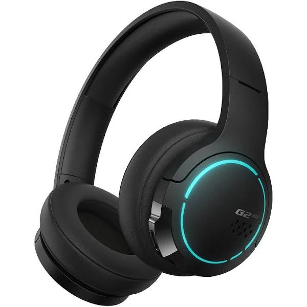 Hecate by Edifier G2BT Gaming Headset, Bluetooth 5.2 Wireless, Deep Bass Stereo Sound, Noise Cancelling Over Ear Headphones