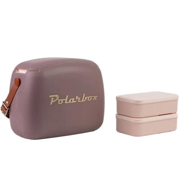 Polarbox 6 Litre Gold Cooler - Mauve