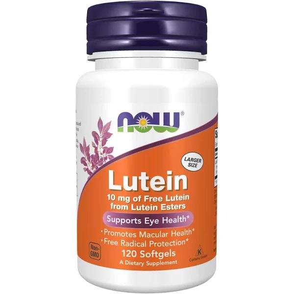 Now Foods Lutein - 10 MG - 120 Softgels