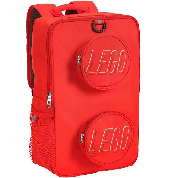 LEGO Brick Eco Backpack, Red, One Size | Camping & Hiking