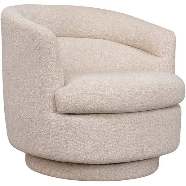 Holly Swivel Arm Chair - Natural