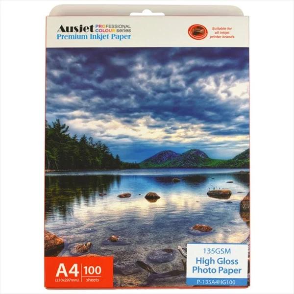 135gm A4 High Gloss Photo Paper (100 Sheets)