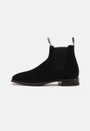 R.M. Williams Black Suede Craftsman Chelsea Boots