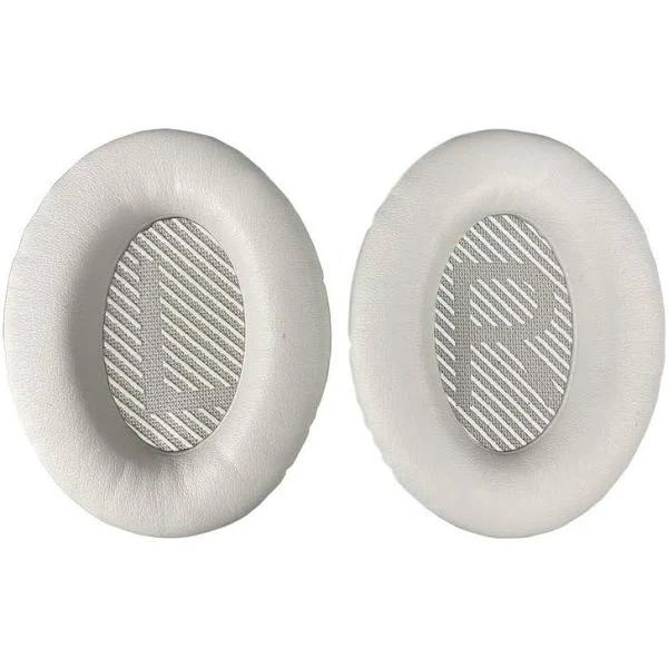 Replacement Ear-pads Cushions For Bose QuietComfort-35 (QC-35) and QuietComfort-35 II (QC-35 II) Over-Ear Headphones (White)