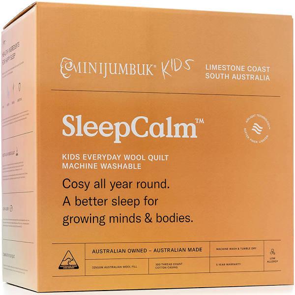 MiniJumbuk SleepCalm Kids Everyday Wool Quilt Queen