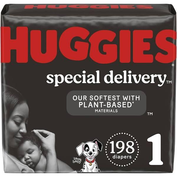 Huggies Special Delivery Hypoallergenic Baby Diapers Size 1, 198 CT