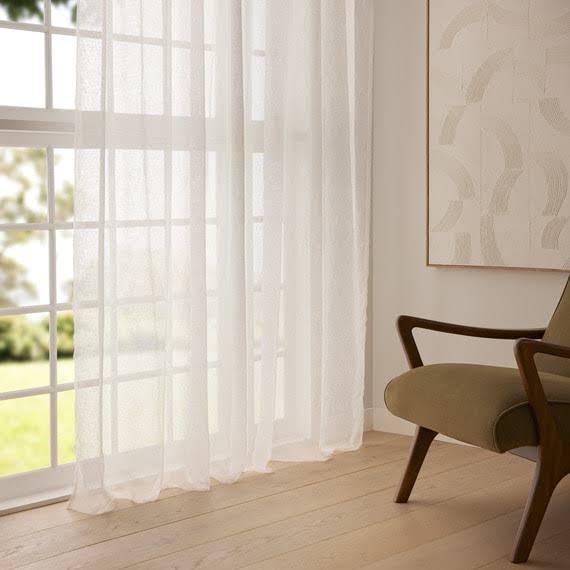 Bardwell Sheer S-Fold Curtain White by Freedom