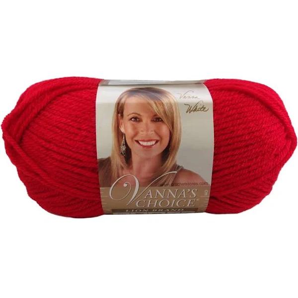 Lion Brand Vanna's Choice Yarn - Scarlet