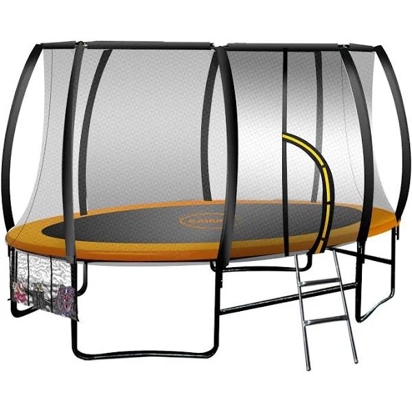 Kahuna Outdoor Oval Trampoline 8 Ft x 14 Ft - Orange