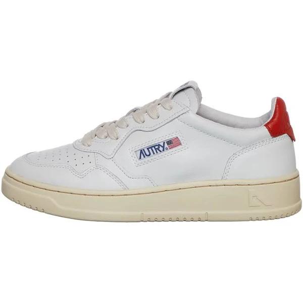 Autry Medalist Low - White / Orange - US 7 - Women