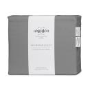 Algodon 300TC Cotton Fitted Sheet - Long Single (Charcoal)