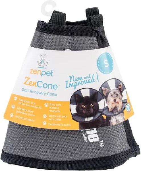 ZenPet Zen Cone Soft Recovery Collar For Dogs & Cats Small