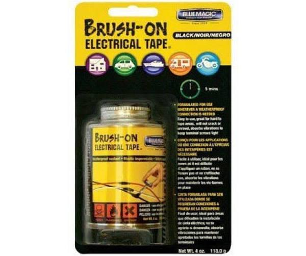 Blue Magic Brush On Electrical Tape Black 118ml