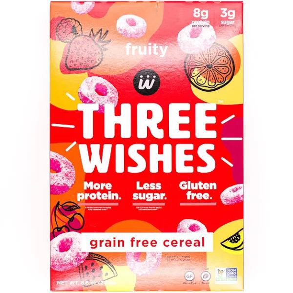 Three Wishes, Grain Free Cereal, Fruity, 8.6 oz (245 g)